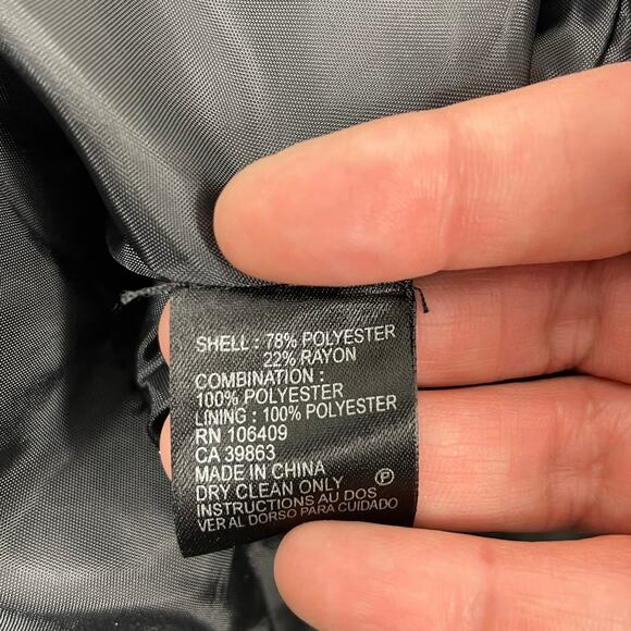 Isabella DeMarco Tahari Levine Women's Black Blazer Jacket Size 6 Career Office - Picture 4 of 7